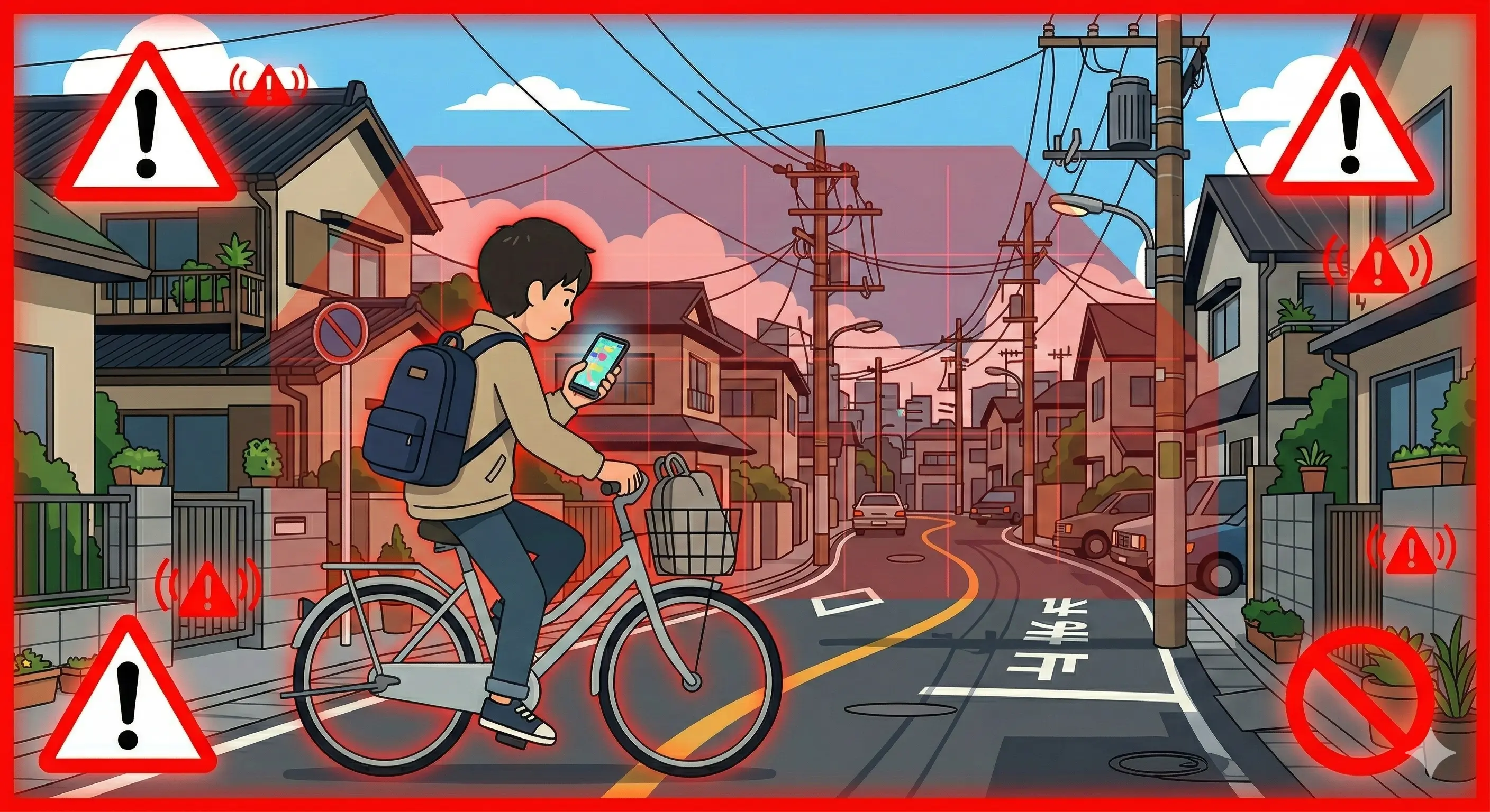 ながらスマホの反則金は12,000円で最高額！自転車青切符の金額一覧