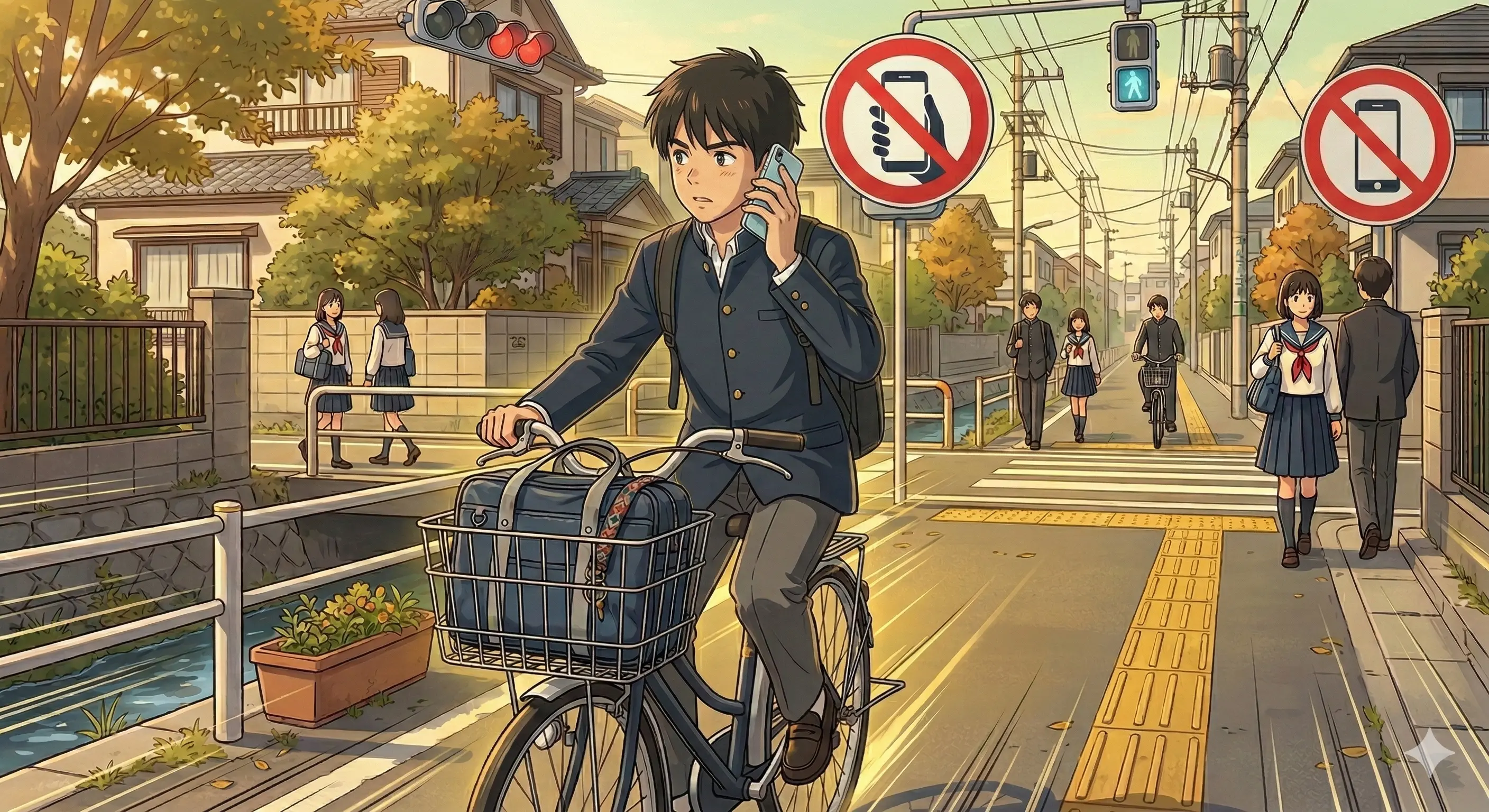 スマホの音声ナビだけでも手に持てば違反！自転車のナビ使用ルール