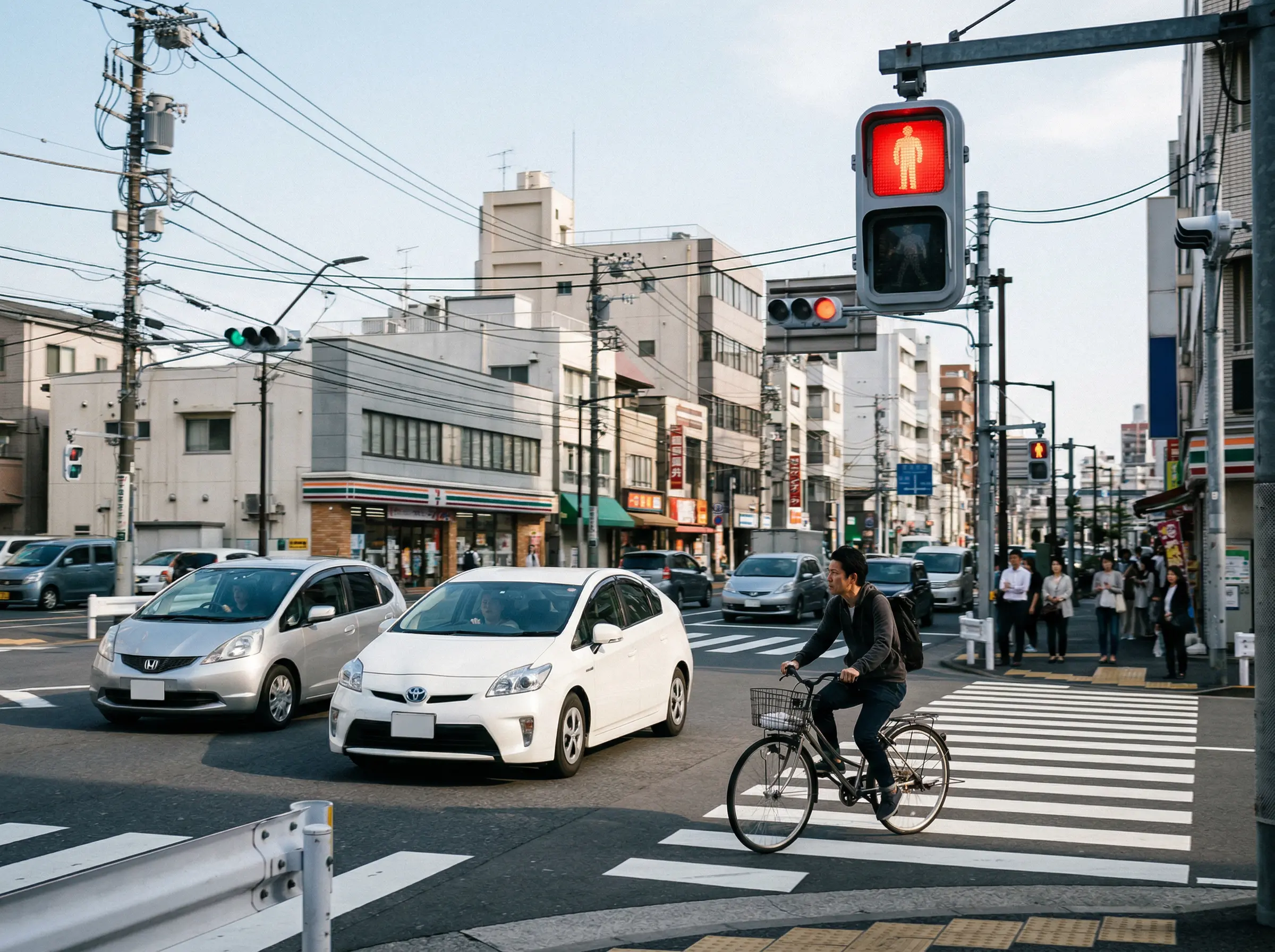 自転車の信号無視は反則金6,000円！赤信号で進むリスクとは