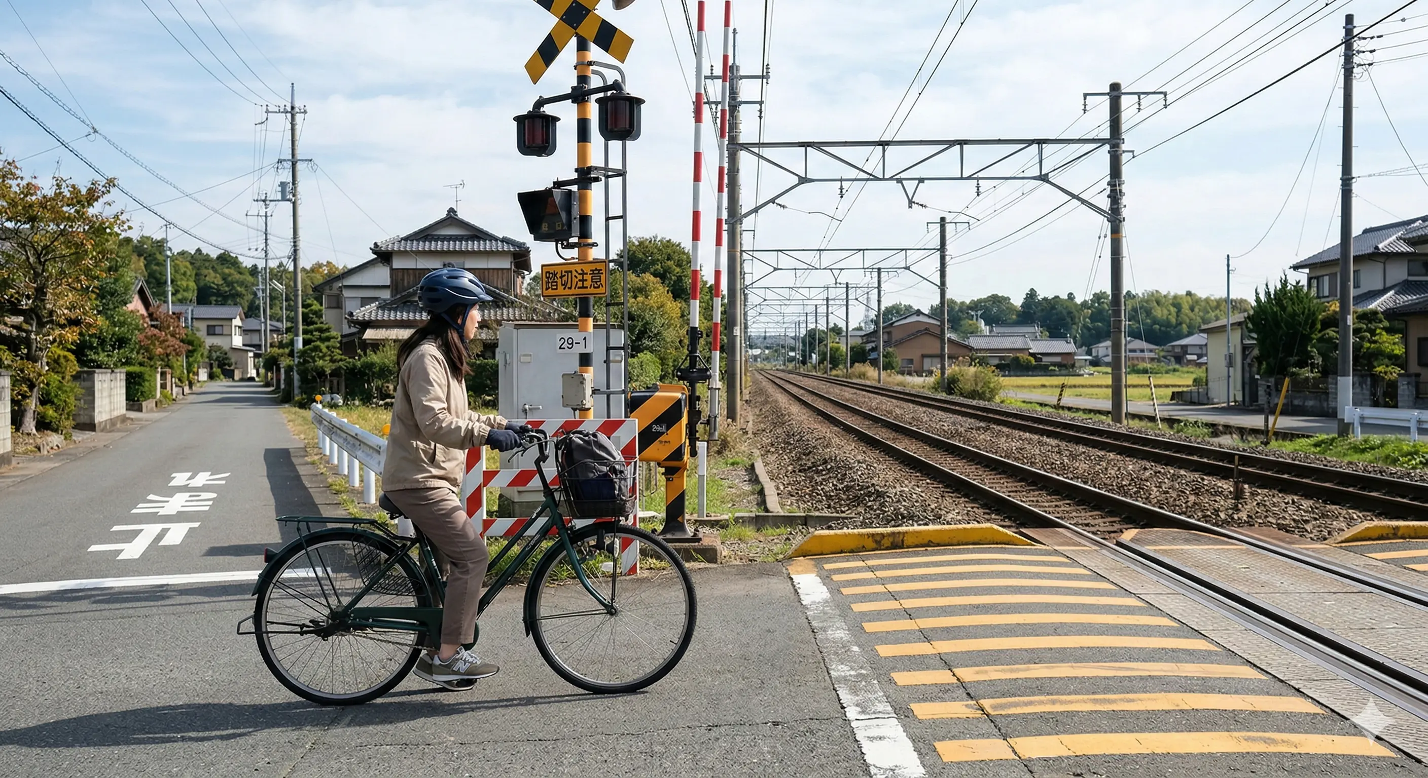 踏切では自転車も一時停止が必要？｜反則金7,000円