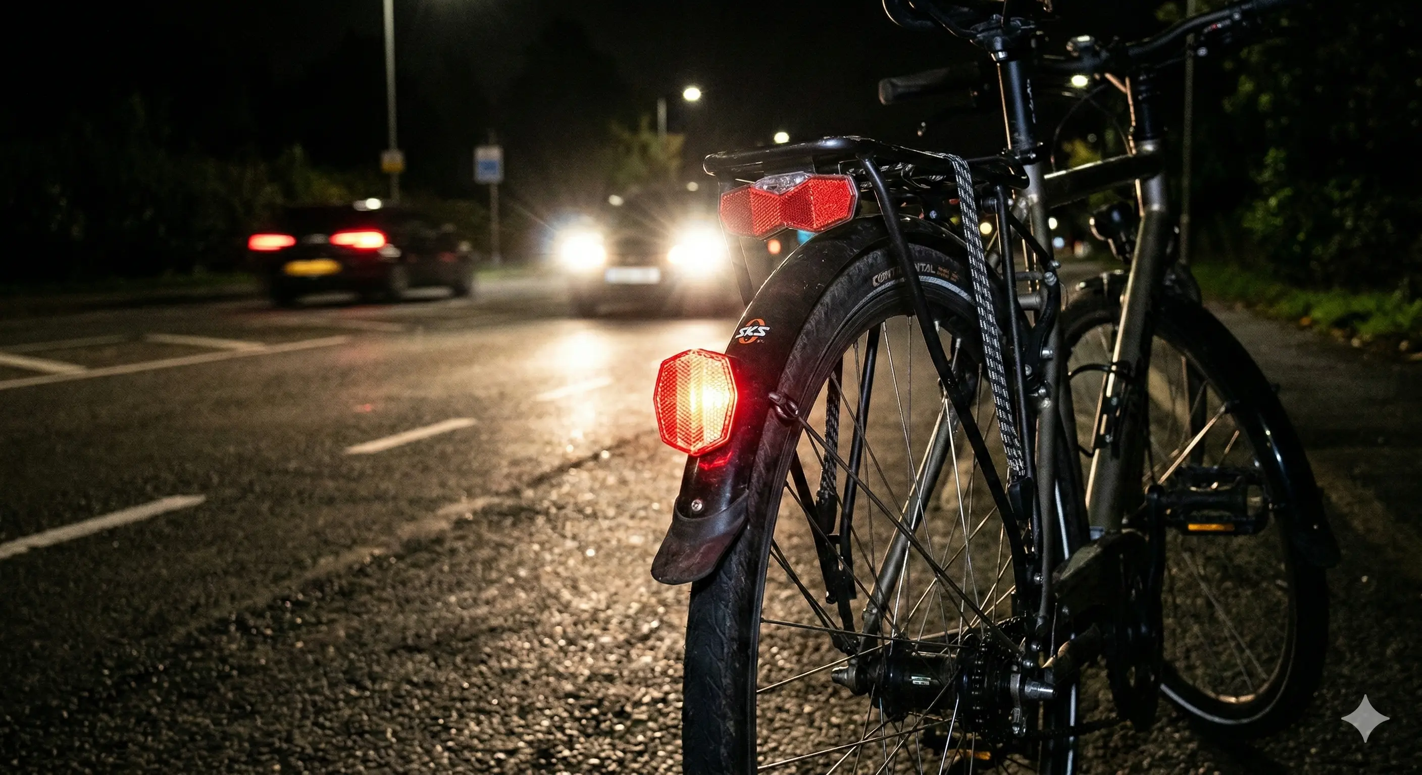 自転車の後ろにつける反射板（リフレクター）は必要？｜反則金5,000円