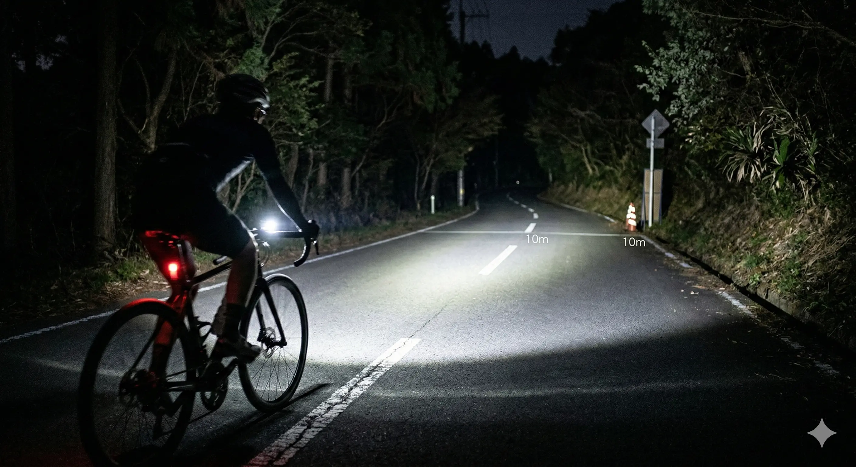 自転車の前照灯に定められた基準は？｜反則金5,000円