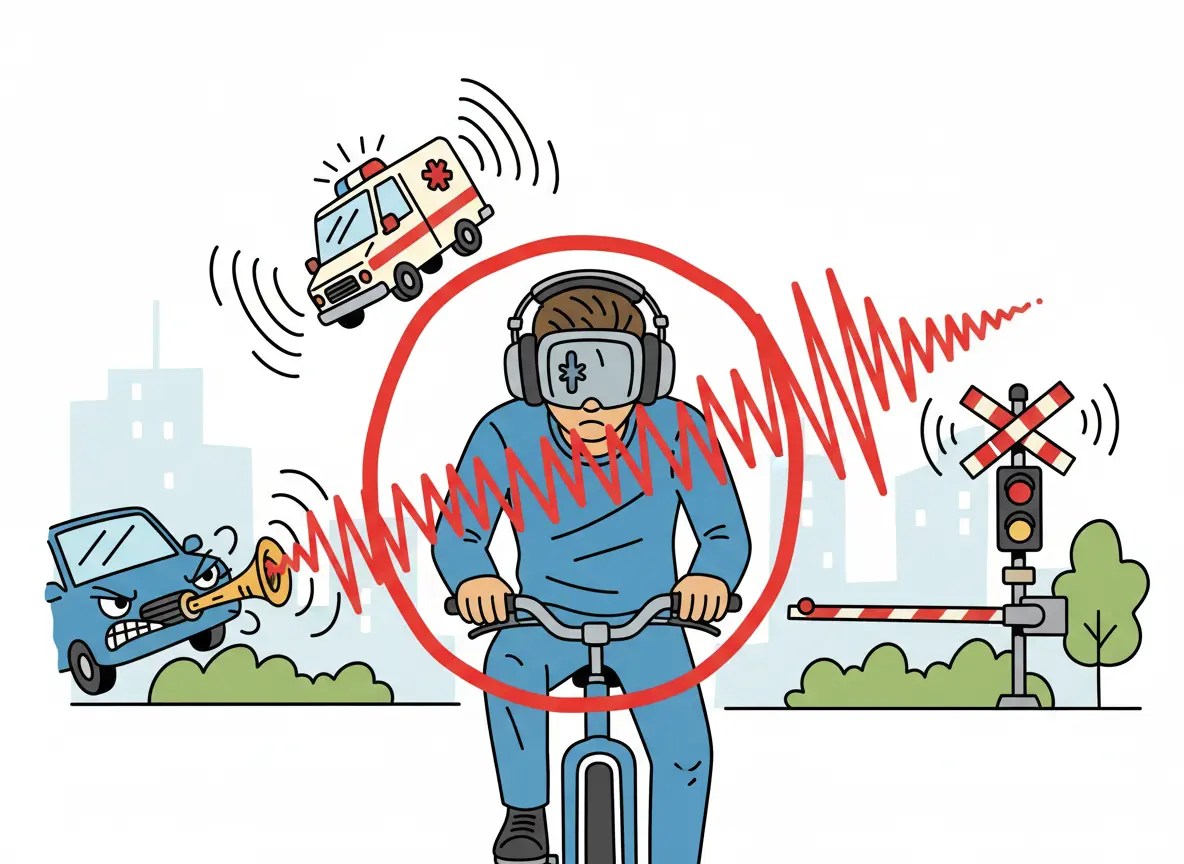 なぜイヤホン使用が危険なの？｜反則金5,000円