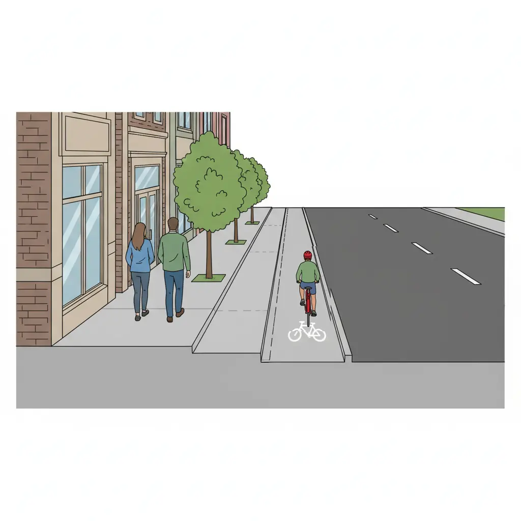 歩道を自転車で走るとき、道路のどちら側を通る？｜反則金6,000円