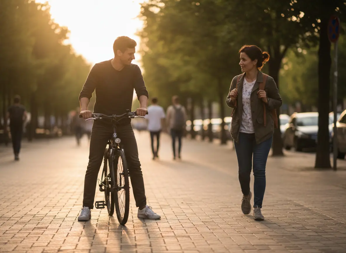 歩道で歩行者との距離が近いとき、自転車はどうすべき？｜反則金6,000円