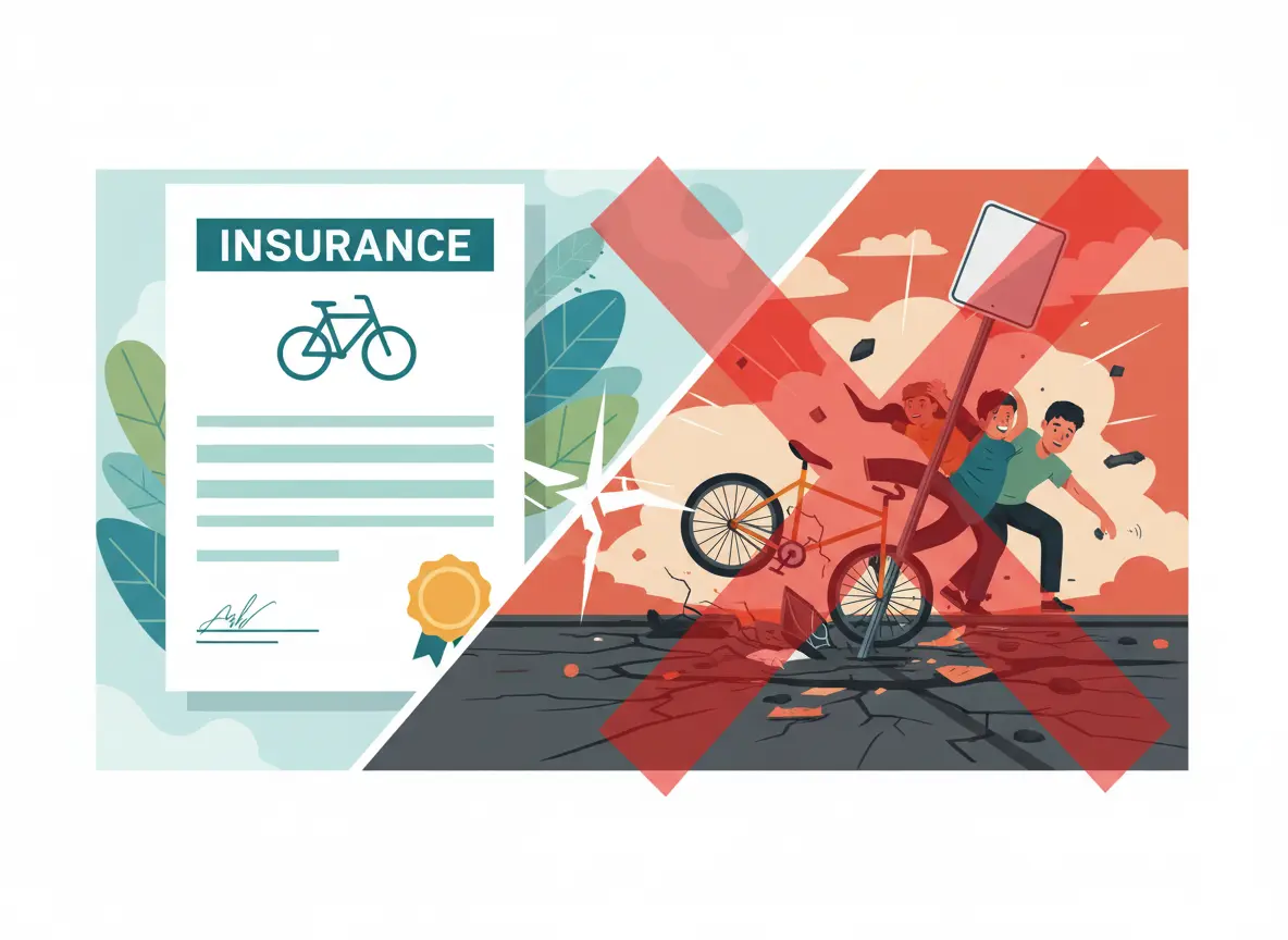 二人乗り状態で事故を起こした場合、保険はどうなる？｜反則金3,000円