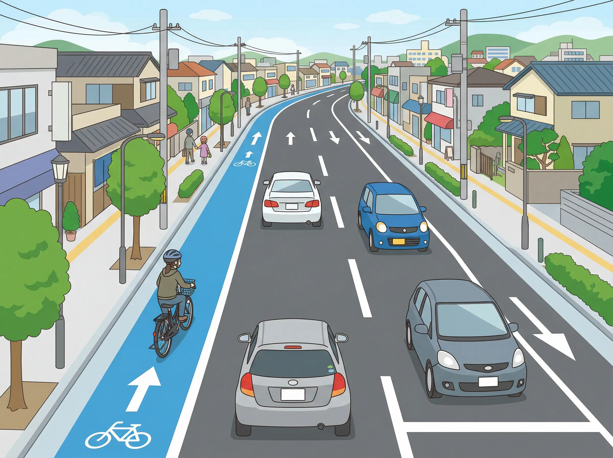 自転車は道路のどちら側を走る？｜反則金6,000円
