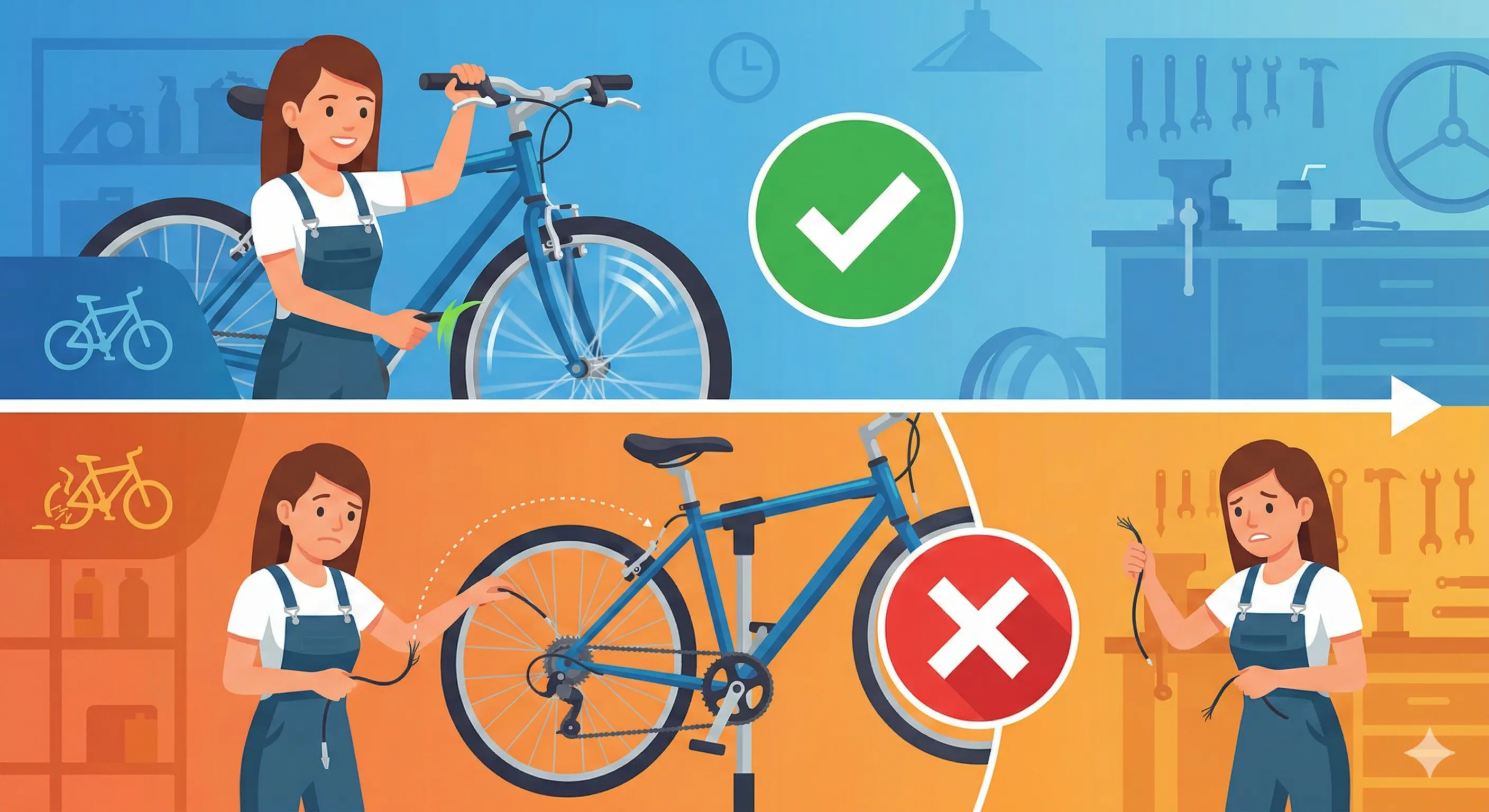 前輪ブレーキは正常だが後輪ブレーキが効かない。公道を走れる？｜反則金5,000円