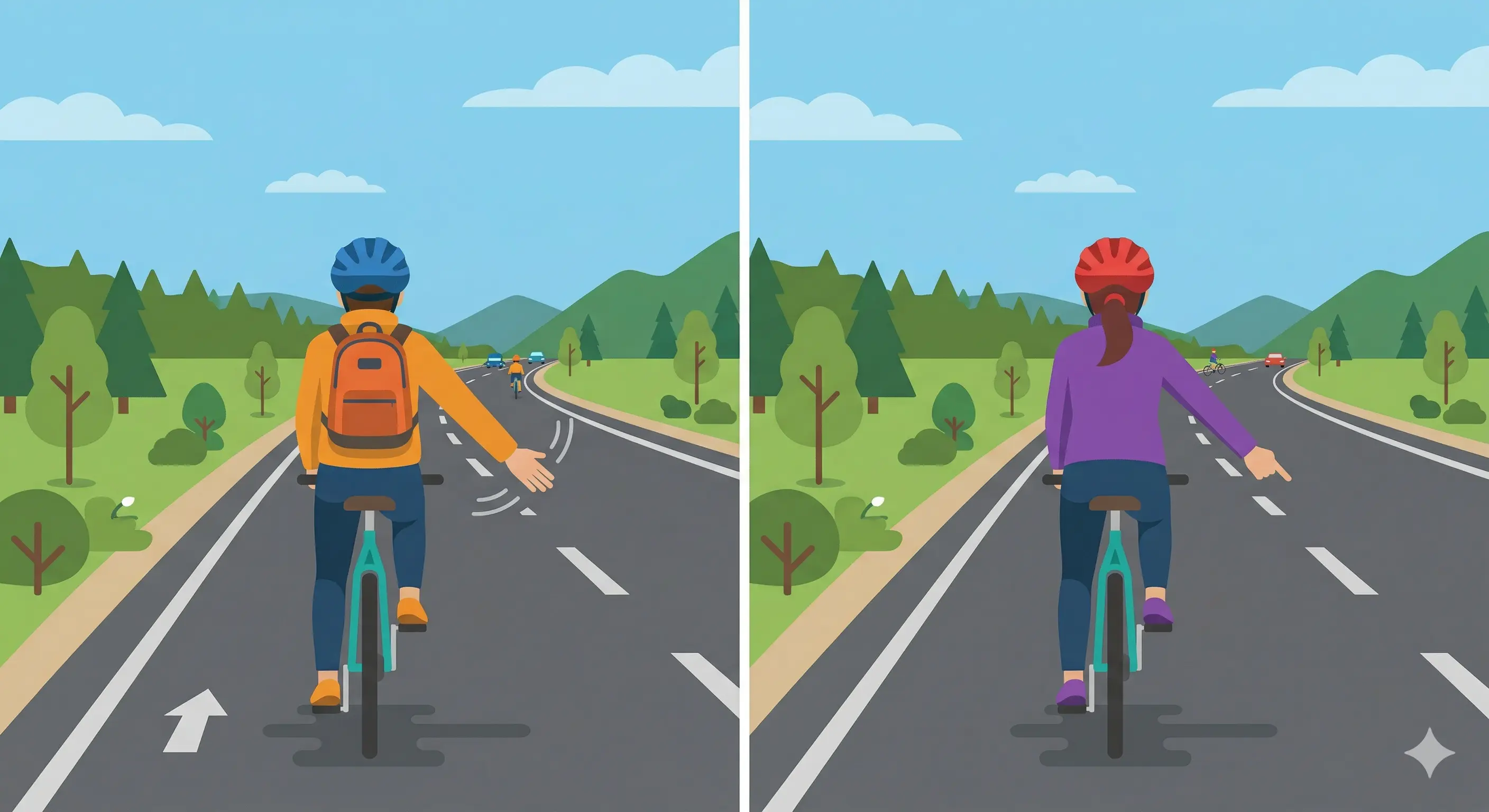 自転車の「後退（バック）」の手信号は？あまり知られていない正しい合図方法